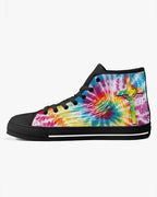 Cowgic Promise Keeper Light In The Darkness Tie Dye High Top Canvas Shoes