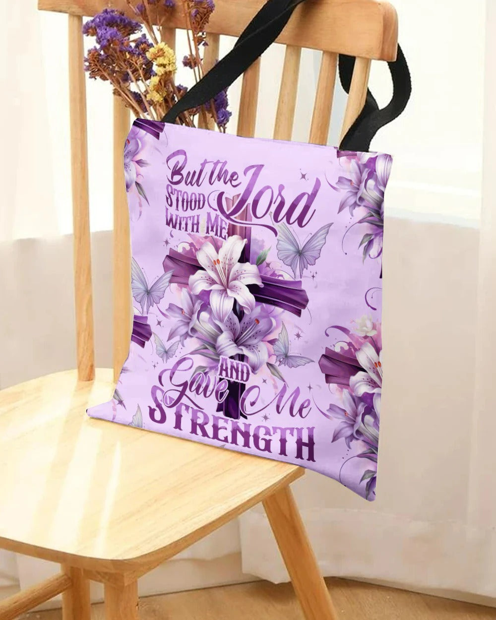 Cowgic Lord Stood With Me Tote Bag