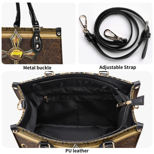 Cowgic God Is My Strength Leather Handbag