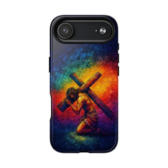 Cowgic Jesus Carrying Cross Magnetic Phone Case