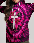 Cowgic Cross Lilies Swirl Women's All Over Print Shirt