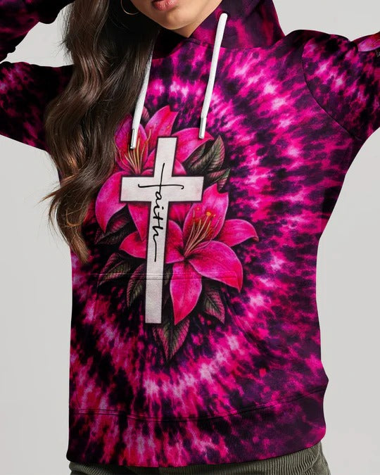 Cowgic Cross Lilies Swirl Women's All Over Print Shirt