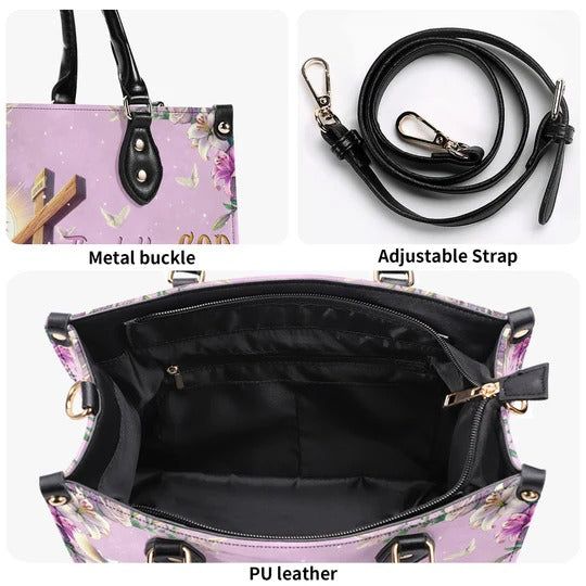 Cowgic Thank You God Leather Handbag