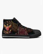 Cowgic Let Me Tell You About My Jesus High Top Canvas Shoes