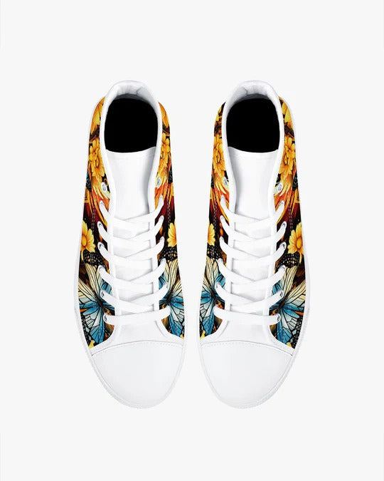 Cowgic Faith Doesn't Make Things Easy High Top Canvas Shoes