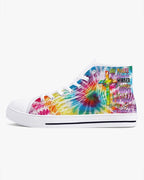 Cowgic Promise Keeper Light In The Darkness Tie Dye High Top Canvas Shoes