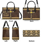 Cowgic God Is My Strength Leather Handbag