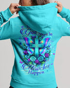 Cowgic When God Steps In Miracles Happen Women's All Over Print Shirt