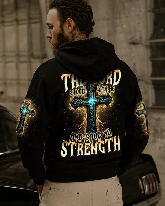 Cowgic Lord Stood With Me Men's All Over Print Shirt