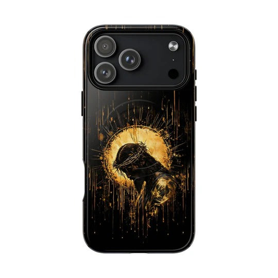 Cowgic Jesus On Cross Moon Magnetic Phone Case