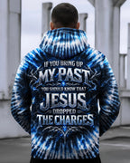 Cowgic Jesus Dropped The Charges Lion Swirl Men's All Over Print Shirt