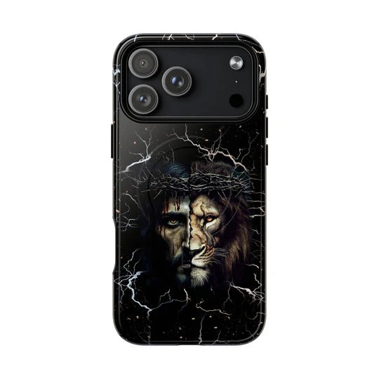 Cowgic Jesus Lion Face Magnetic Phone Case