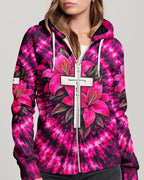 Cowgic Cross Lilies Swirl Women's All Over Print Shirt