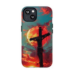 Cowgic Jesus On Cross Sunset Magnetic Phone Case