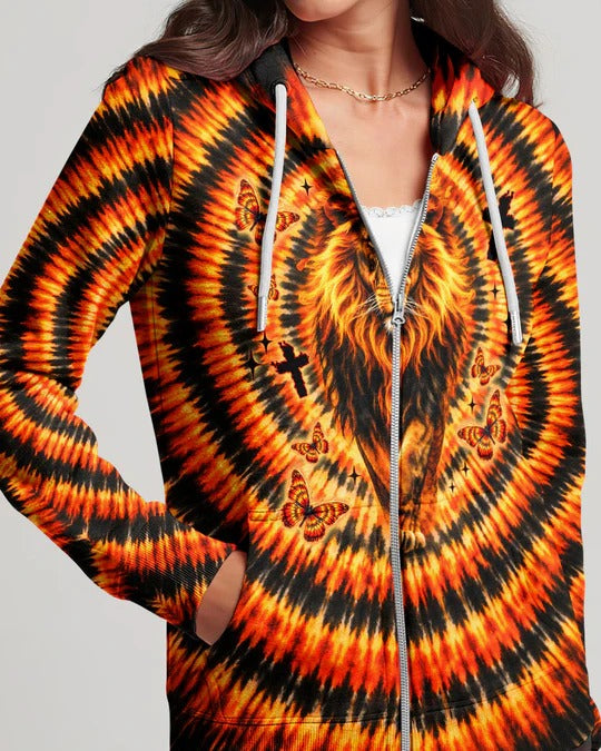 Cowgic Blessed By God Lion Women's All Over Print Shirt