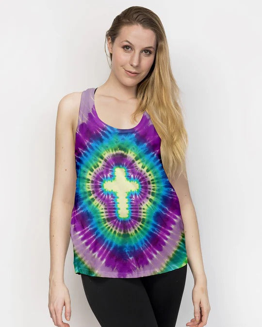 Cowgic Cross Tie Dye Women's All Over Print Shirt