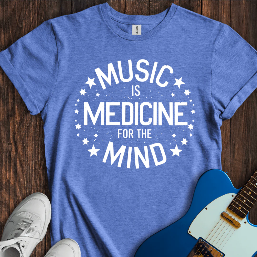 Cowgic Music Is Medicine For The Mind T-Shirt