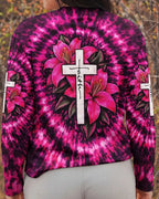 Cowgic Cross Lilies Swirl Women's All Over Print Shirt