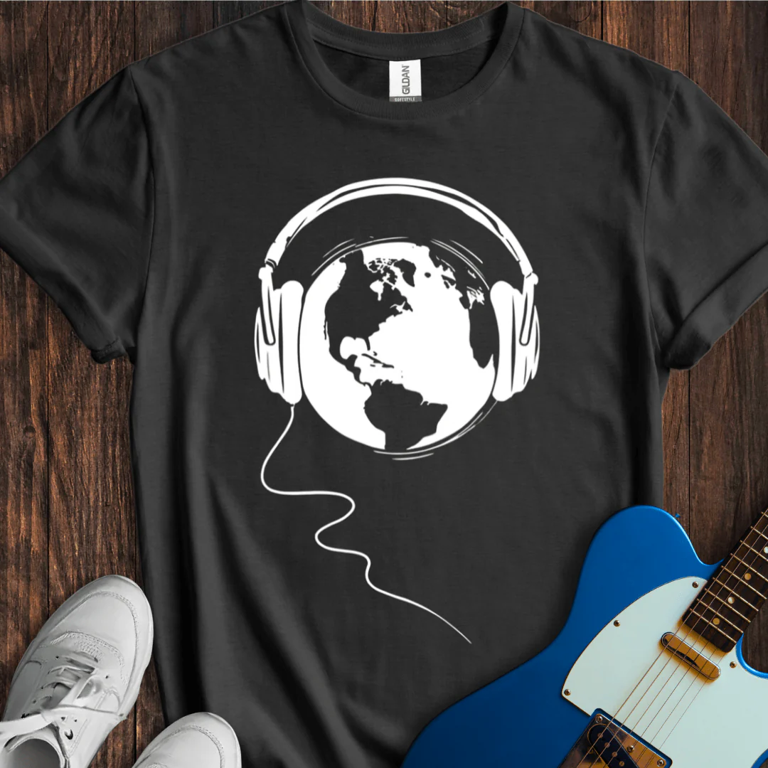 Cowgic One World Through Music T-Shirt