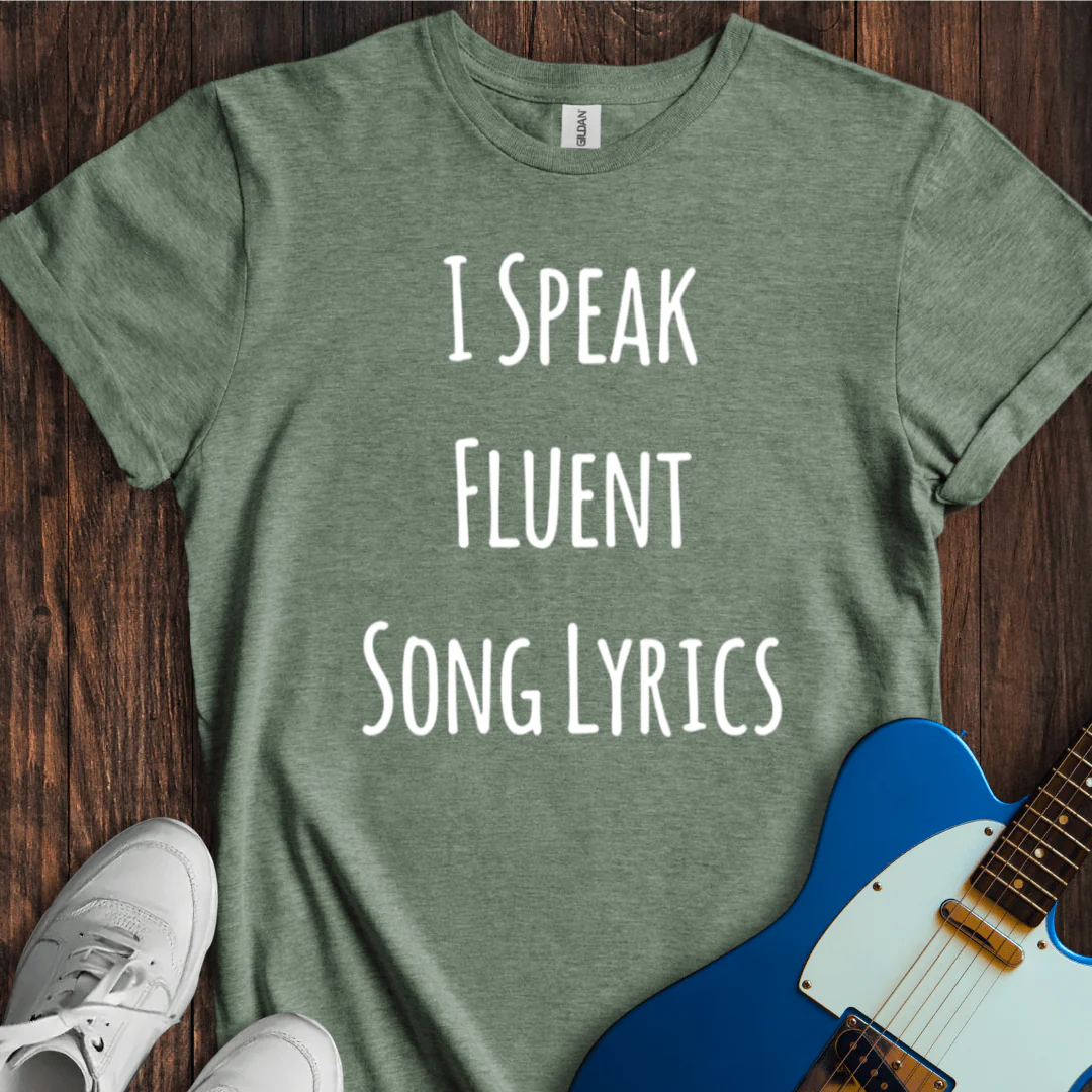 Cowgic I Speak Fluent Song Lyrics (II) T- Shirt