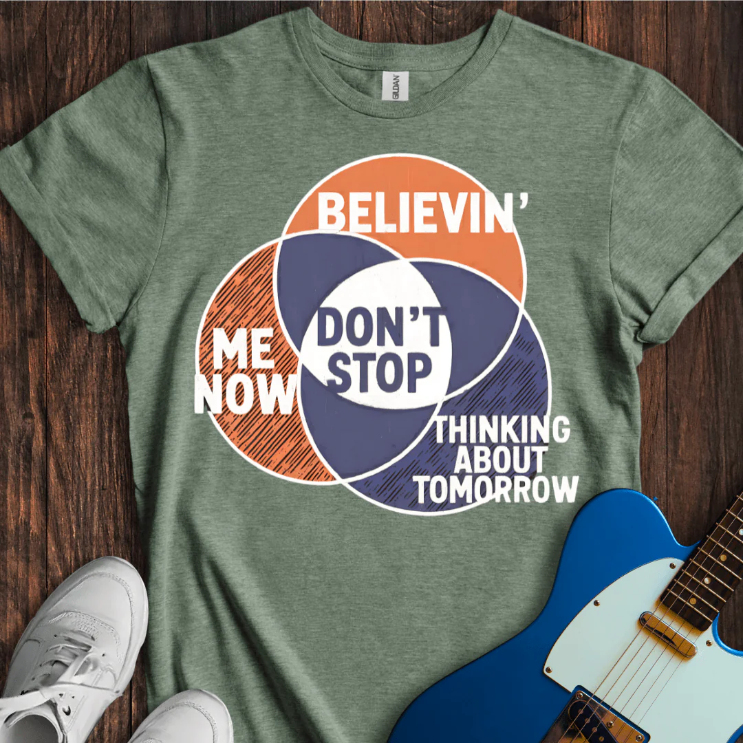 Cowgic Don't Stop... (Venn Diagram) T-Shirt