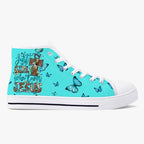 Cowgic Just A Girl Who Loves Jesus High Top Canvas Shoes