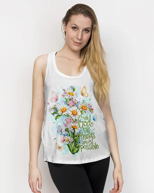 Cowgic With God All Things Daisy Butterfly Women's All Over Print