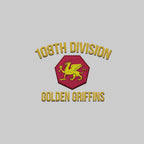 Cowgic U.S. Army 108th Division Embroidered Classic Structured Cap - Embroidered Cap for Veterans