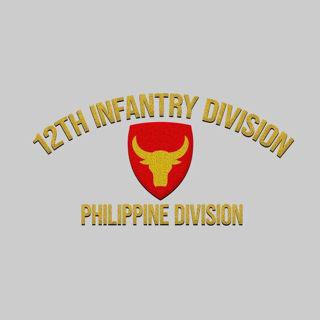 Cowgic U.S. Army 12th Infantry Division Embroidered Classic Structured Cap - Embroidered Cap for Veterans