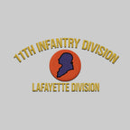 Cowgic U.S. Army 11th Infantry Division (1918-1919) Embroidered Classic Structured Cap - Embroidered Cap for Veterans