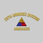 Cowgic U.S. Army 20th Armored Division Embroidered Classic Structured Cap - Embroidered Cap for Veterans