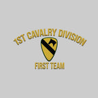 Cowgic U.S. Army 1st Cavalry Division Embroidered Classic Structured Cap - Embroidered Cap for Veterans