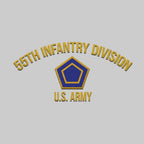 Cowgic U.S. Army 55th Infantry Division Embroidered Classic Structured Cap - Embroidered Cap for Veterans