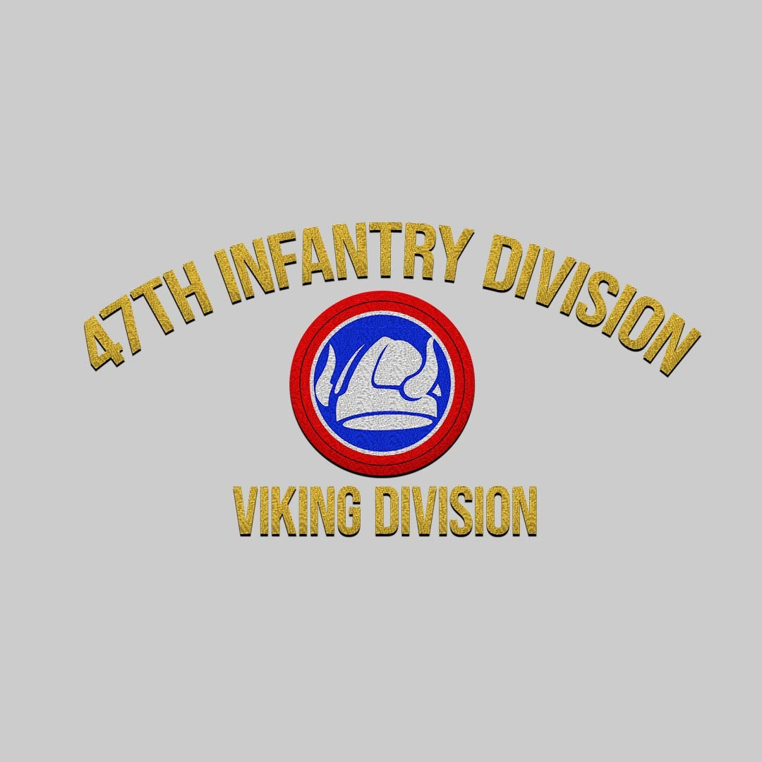 Cowgic U.S. Army 47th Infantry Division Embroidered Classic Structured Cap - Embroidered Cap for Veterans