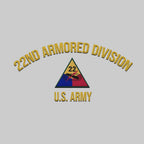 Cowgic U.S. Army 22nd Armored Division Embroidered Classic Structured Cap - Embroidered Cap for Veterans