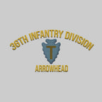 Cowgic U.S. Army 36th Infantry Division Embroidered Classic Structured Cap - Embroidered Cap for Veterans