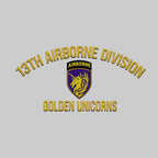 Cowgic U.S. Army 13th Airborne Division Embroidered Classic Structured Cap - Embroidered Cap for Veterans