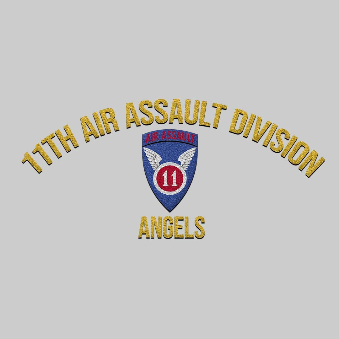 Cowgic U.S. Army 11th Air Assault Division Embroidered Classic Structured Cap - Embroidered Cap for Veterans