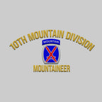 Cowgic U.S. Army 10th Mountain Division Embroidered Classic Structured Cap - Embroidered Cap for Veterans