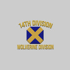 Cowgic U.S. Army 14th Division (National Guard WWI) Embroidered Classic Structured Cap - Embroidered Cap for Veterans