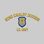 Cowgic U.S. Army 62nd Cavalry Division Embroidered Classic Structured Cap - Embroidered Cap for Veterans