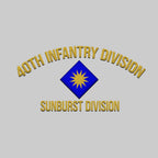 Cowgic U.S. Army 40th Infantry Division Embroidered Classic Structured Cap - Embroidered Cap for Veterans
