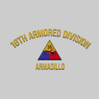 Cowgic U.S. Army 16th Armored Division Embroidered Classic Structured Cap - Embroidered Cap for Veterans