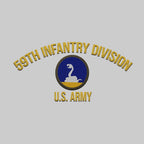 Cowgic U.S. Army 59th Infantry Division Embroidered Classic Structured Cap - Embroidered Cap for Veterans