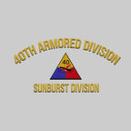Cowgic U.S. Army 40th Armored Division Embroidered Classic Structured Cap - Embroidered Cap for Veterans