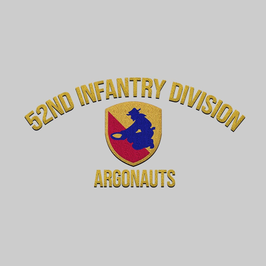 Cowgic U.S. Army 52nd Infantry Division Embroidered Classic Structured Cap - Embroidered Cap for Veterans