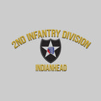 Cowgic U.S. Army 2nd Infantry Division Embroidered Classic Structured Cap - Embroidered Cap for Veterans