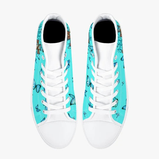 Cowgic Just A Girl Who Loves Jesus High Top Canvas Shoes