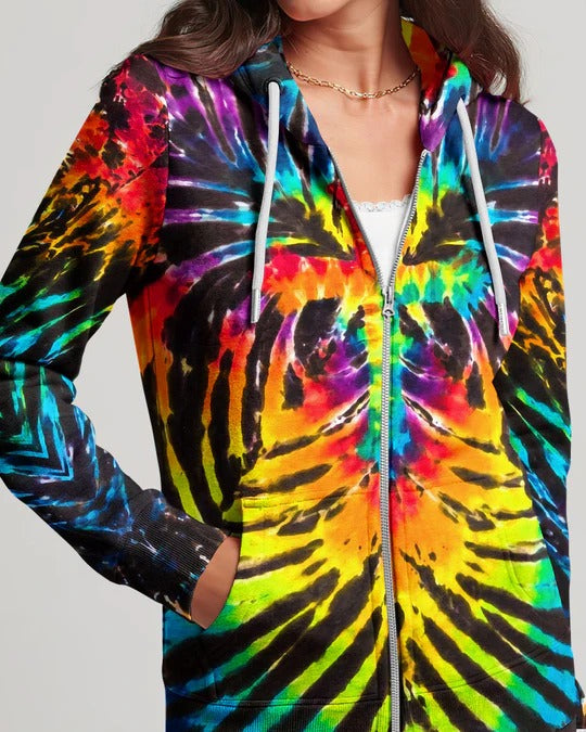 Cowgic Faith Through Christ Tie-Dye Cross All Over Print