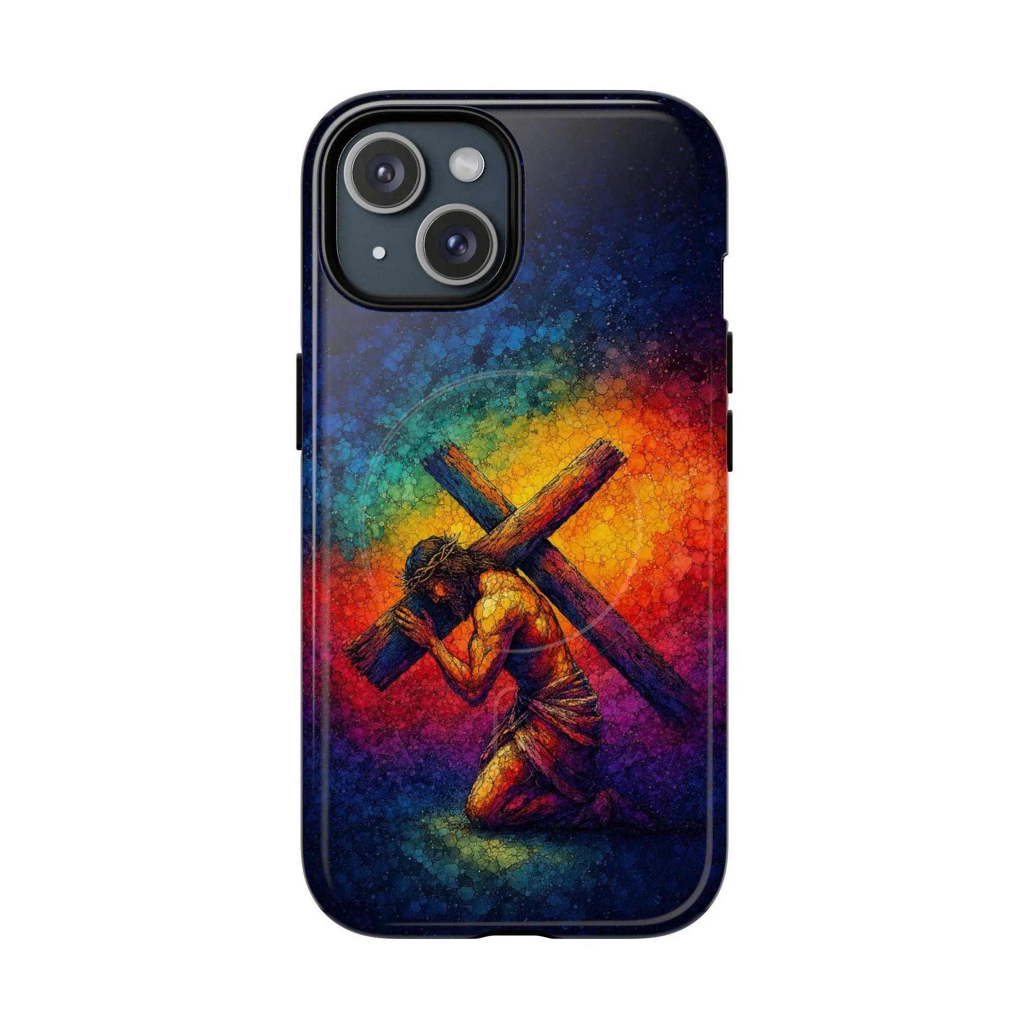 Cowgic Jesus Carrying Cross Magnetic Phone Case